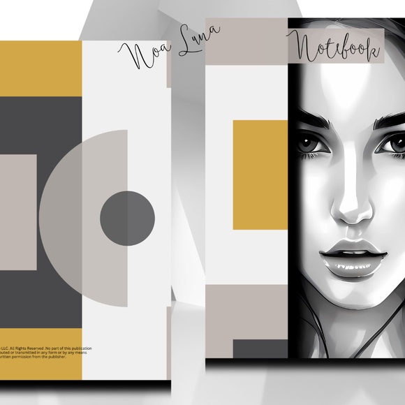 NOTEBOOK 100 PAGES, MATTE FINISH, SIZE 8.0" X 10.0", PAPERBACK COVER - Picture 3 of 5